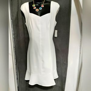 Squared neckline Summer dress